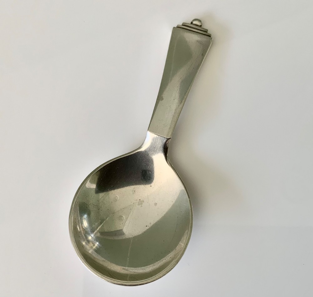 Georg Jensen silver caddy spoon