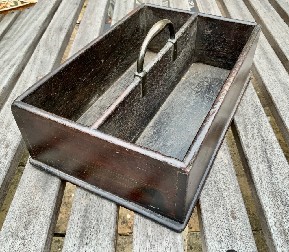 18th C Mahogany Cutlery Tray