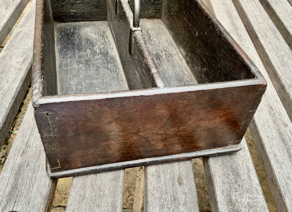 18th C Mahogany Cutlery Tray View III