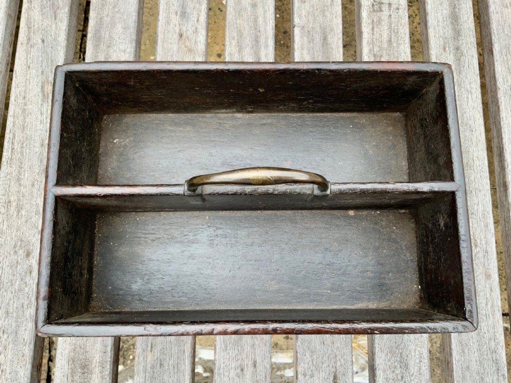 18th C Mahogany Cutlery Tray View IV