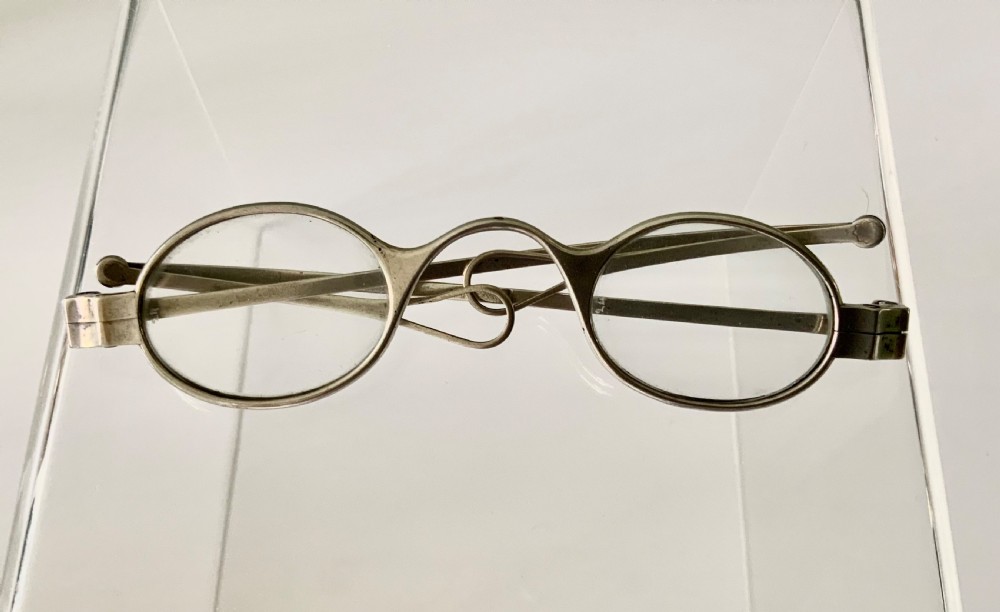 French Georgian silver spectacles View II