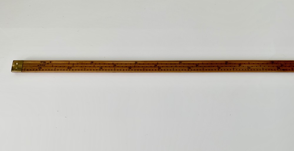 19th Century Customs & Excise Gaugers 4 sides Slide Rule View VIII