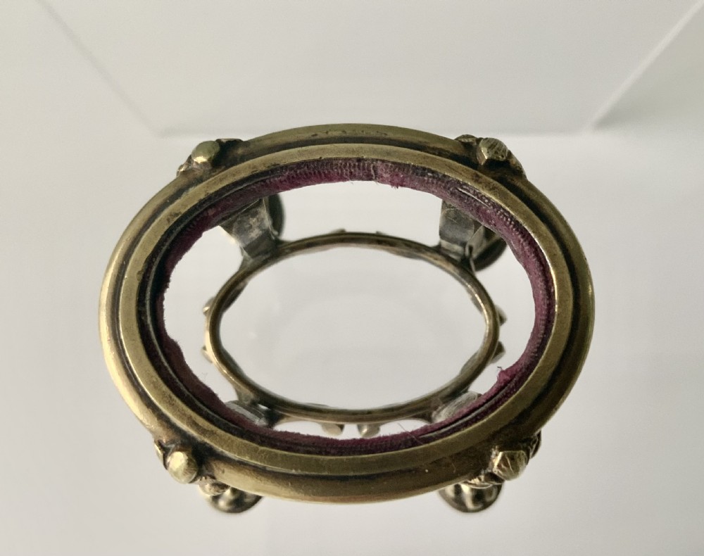 Silver gilt stand for a posy holder View VII