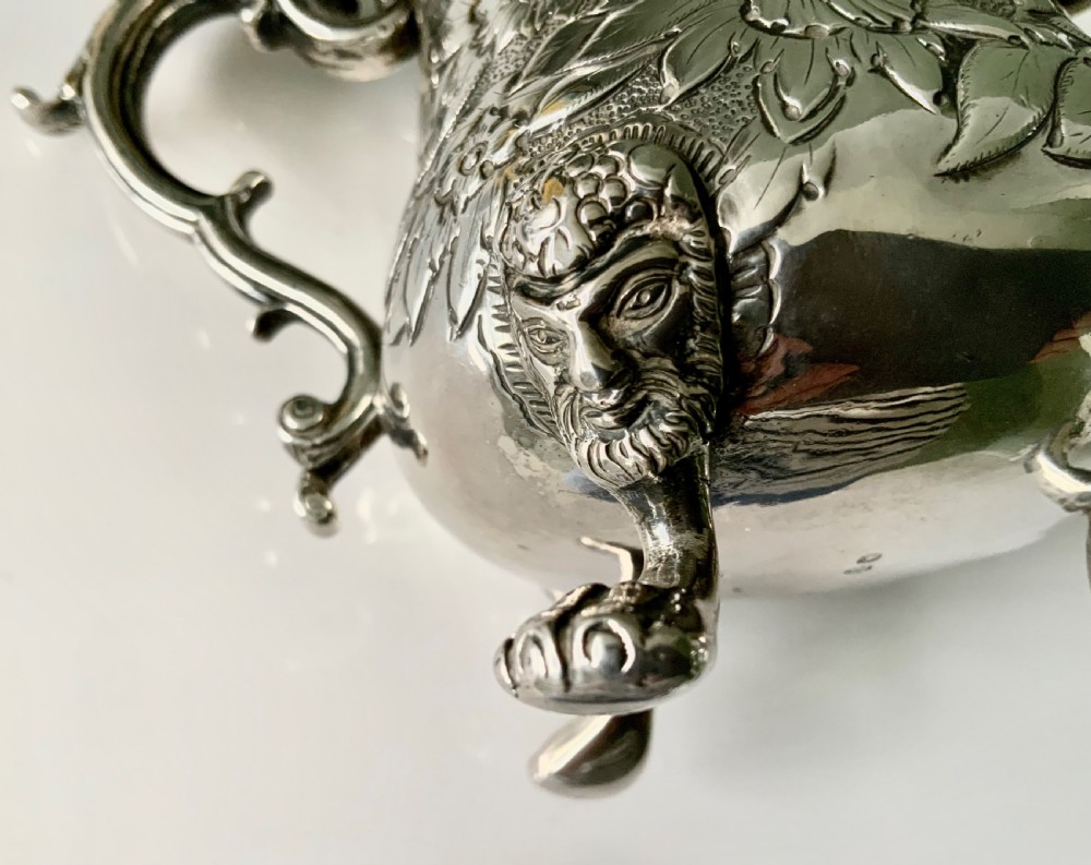 Georgian Huguenot style silver cream jug View V