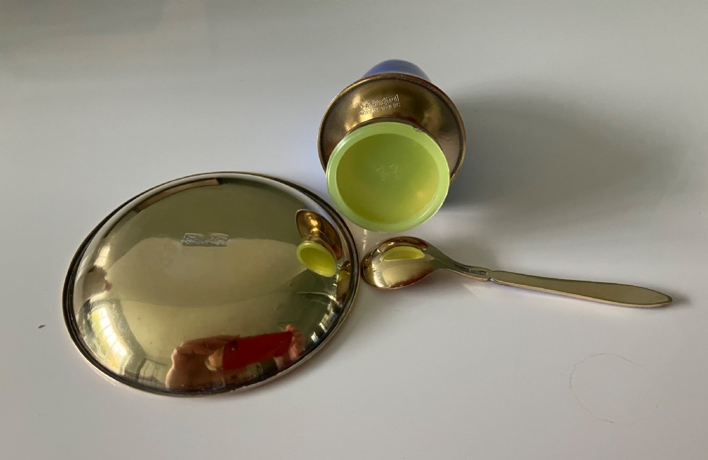 David Anderson silver & enamel condiment View VI