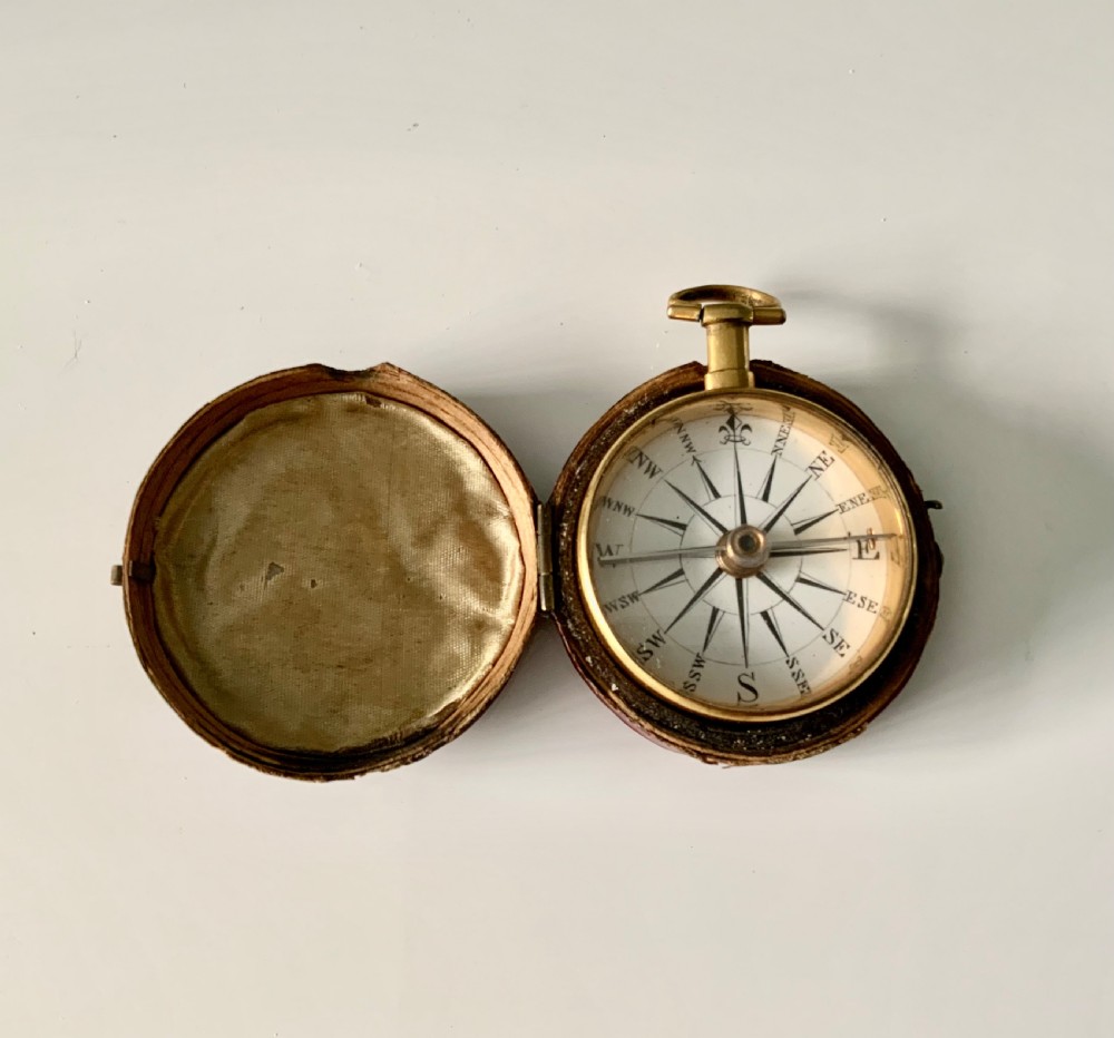 Early 19th century travelling compass