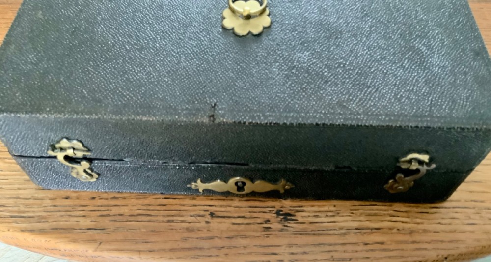 Early 18th century shagreen writing box View IX