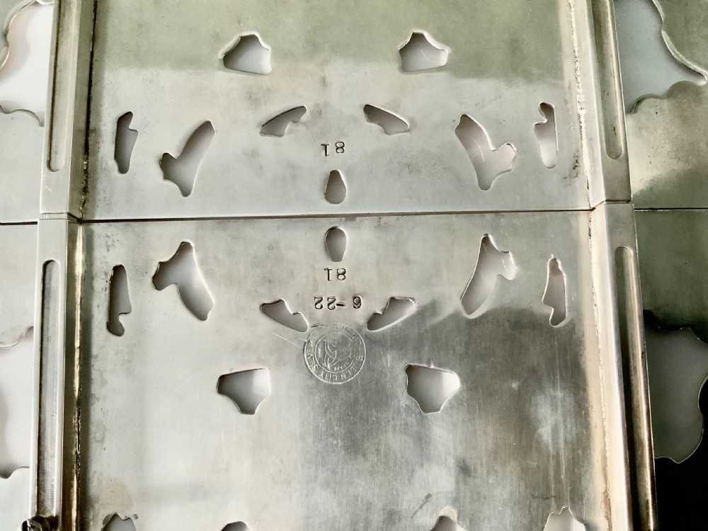 American silver plate trivet - extendable View IV