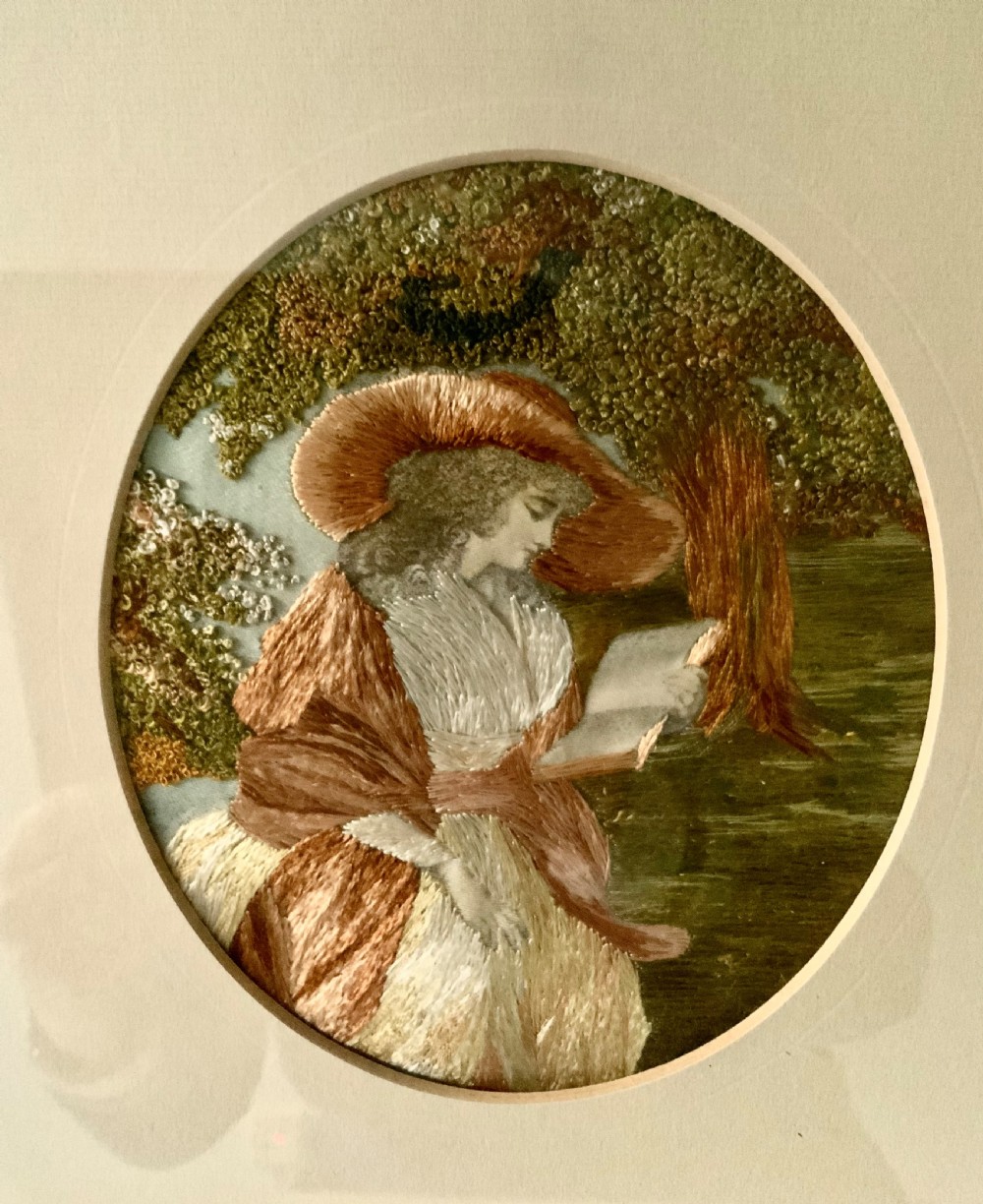 Victorian embroidered picture View IV