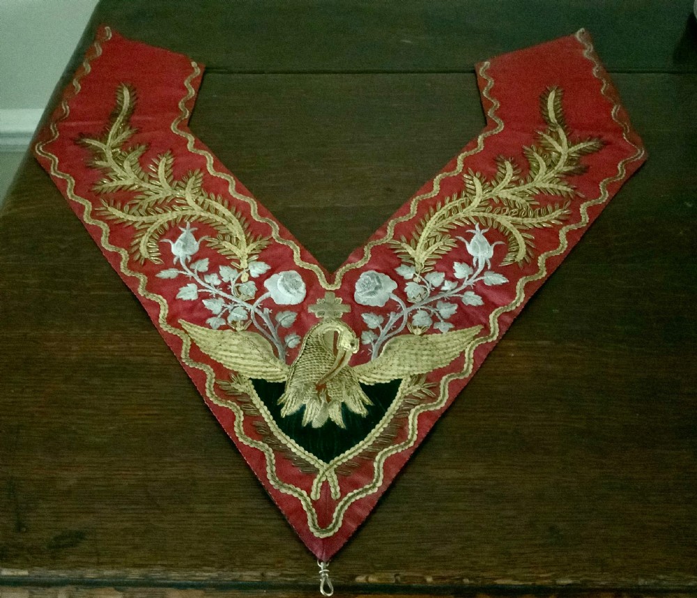 Masonic Rose Croix collar - late 19th century