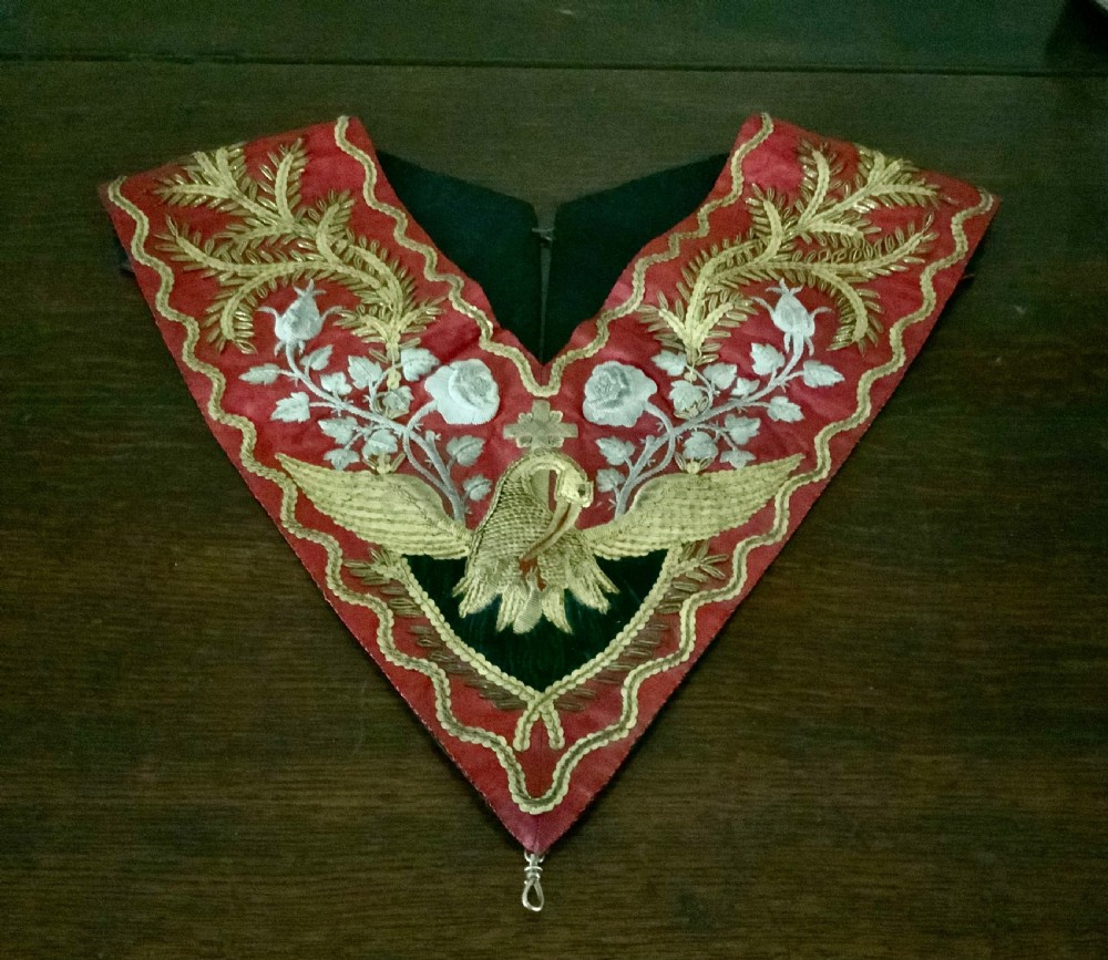 Masonic Rose Croix collar - late 19th century View II