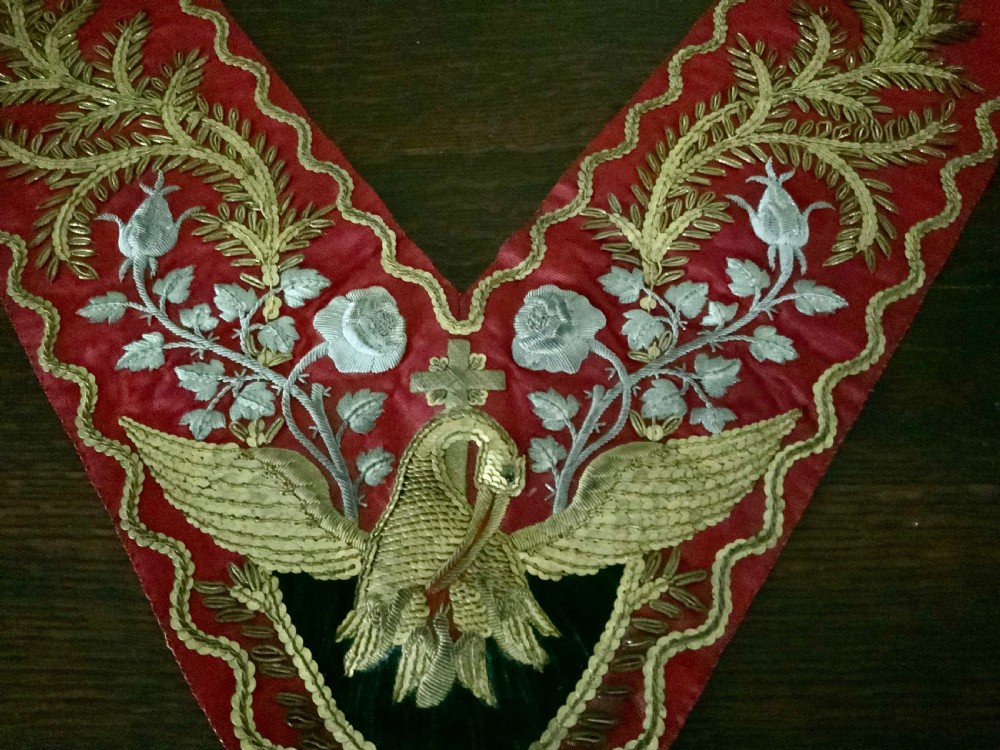 Masonic Rose Croix collar - late 19th century View III