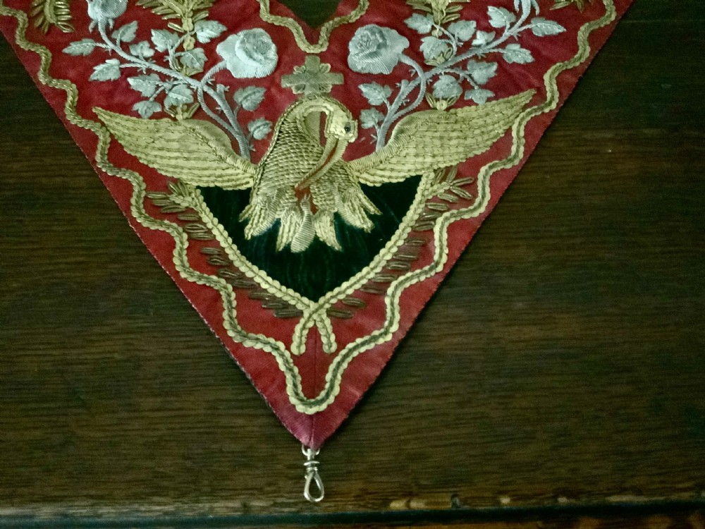 Masonic Rose Croix collar - late 19th century View IV
