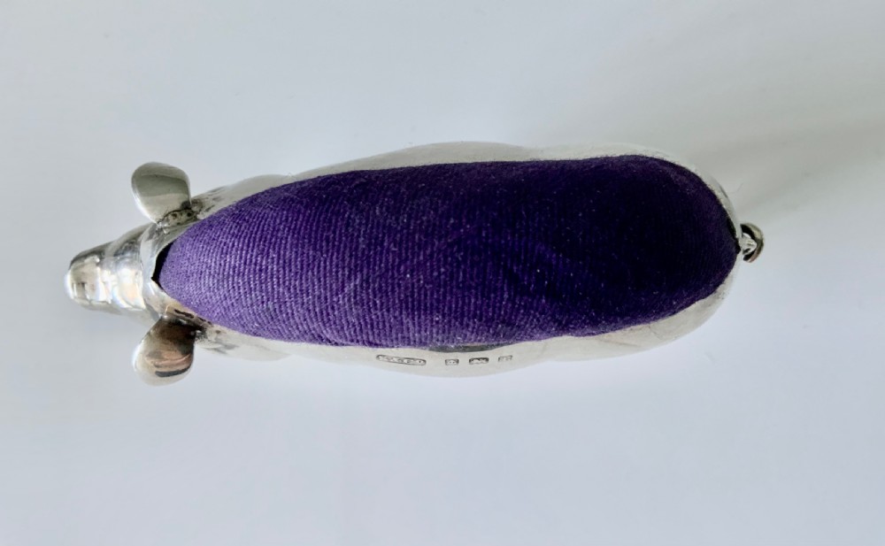 Silver Pig pin cushion  View VII