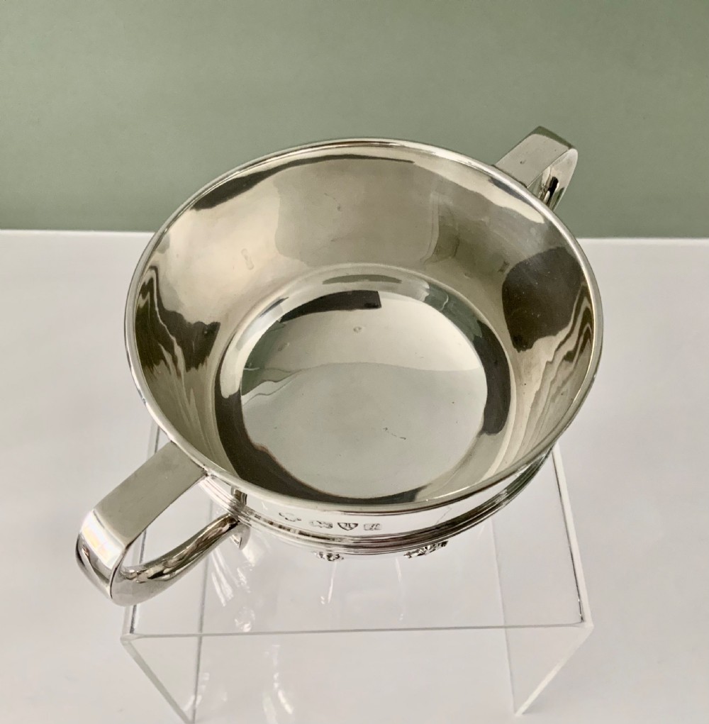 Arts & Crafts Chester silver two handled bowl View III