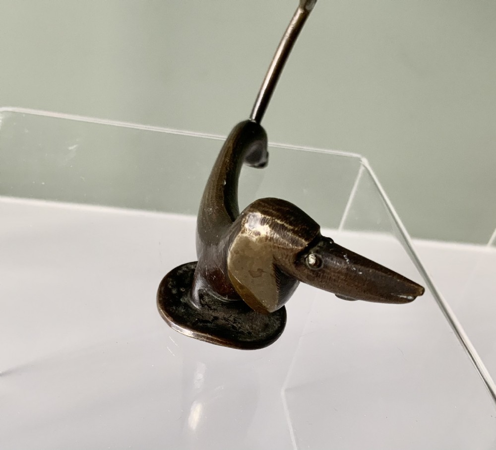 Bronze art deco dachshund View III