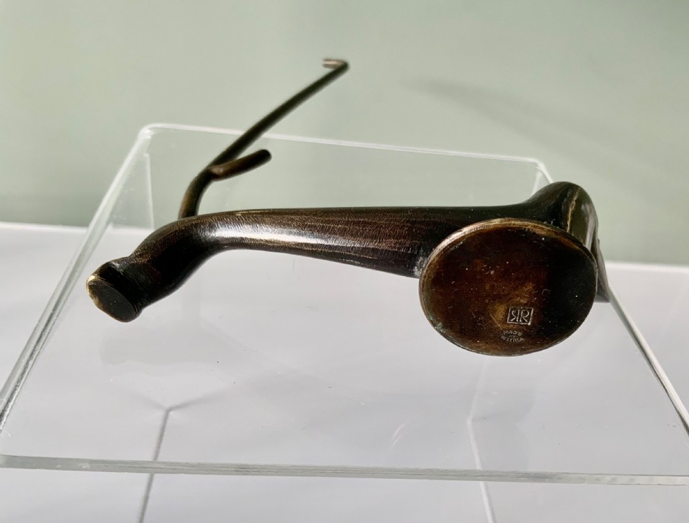 Bronze art deco dachshund View IV