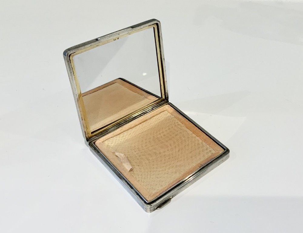 Asprey silver compact