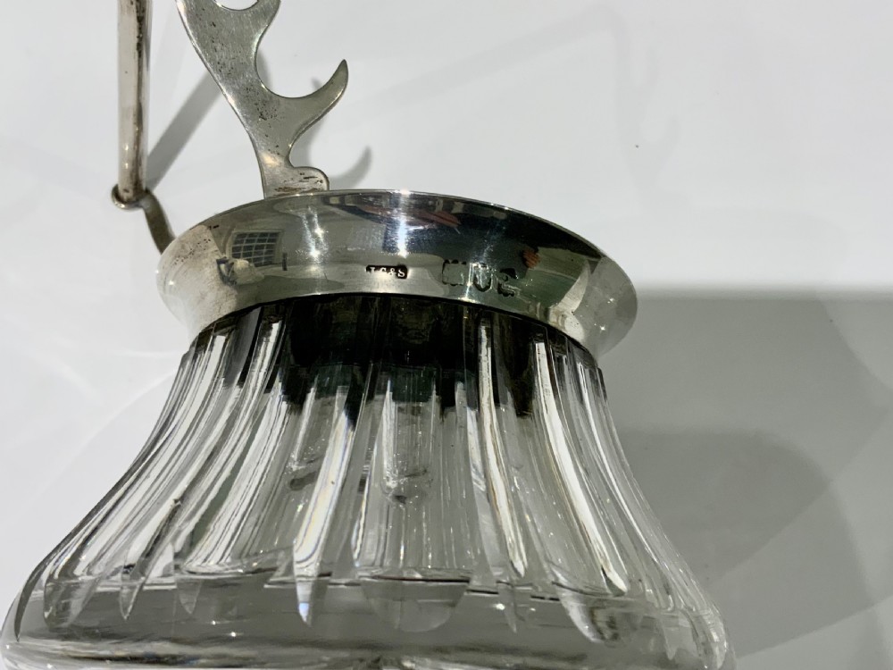 Silver Inkwell and pen rest View VII