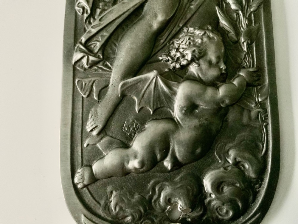Pair of electrotype door plates late 19th Century View VII