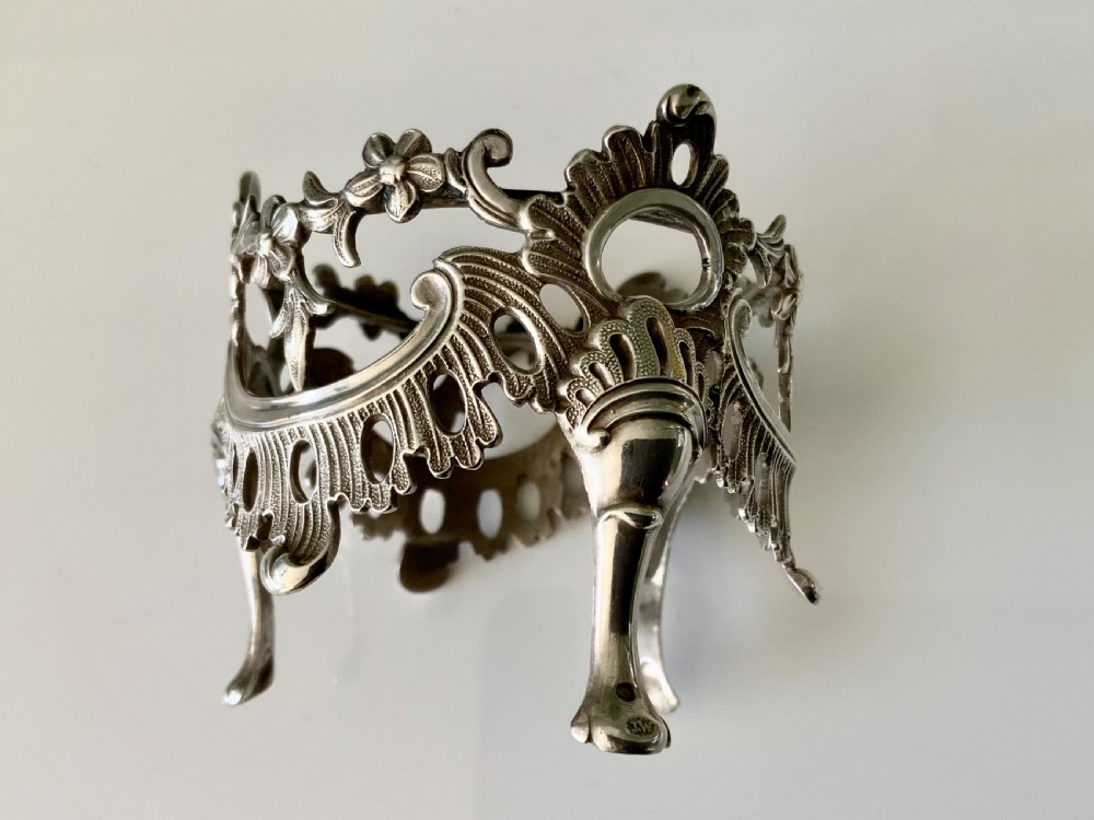 Pair of William IV silver salts View III