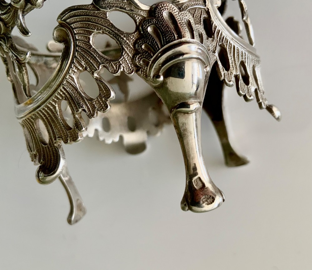 Pair of William IV silver salts View IV