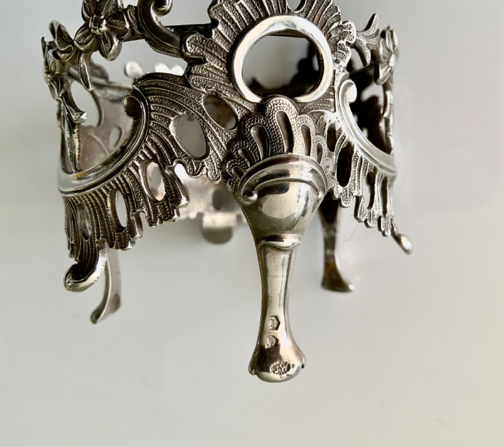 Pair of William IV silver salts View V