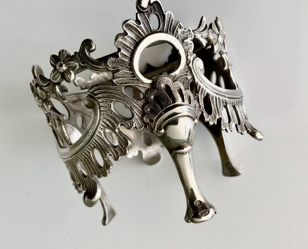 Pair of William IV silver salts View VI