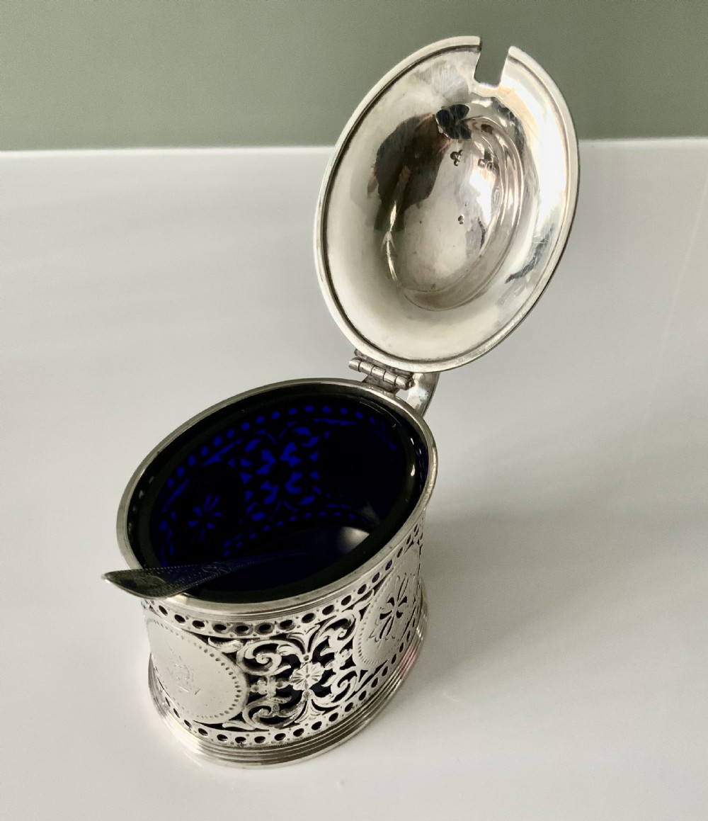 Silver Mustard pot Barnard Bros View V