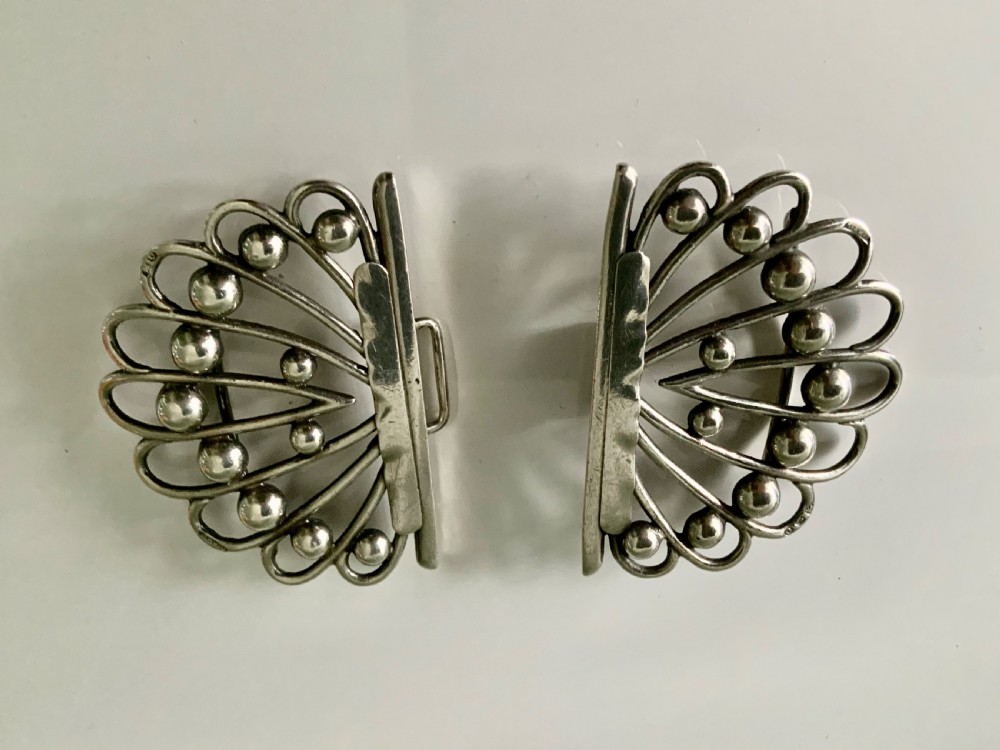 Silver nurses buckle - Chester  View II