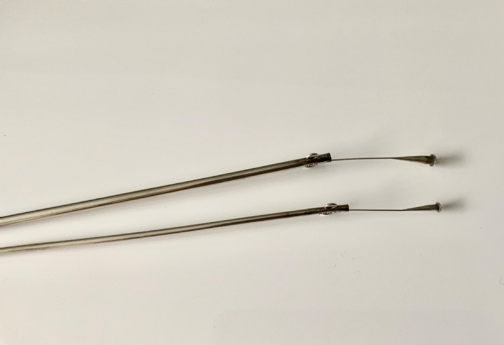 Set of four silver catheters - William IV 1837 View III