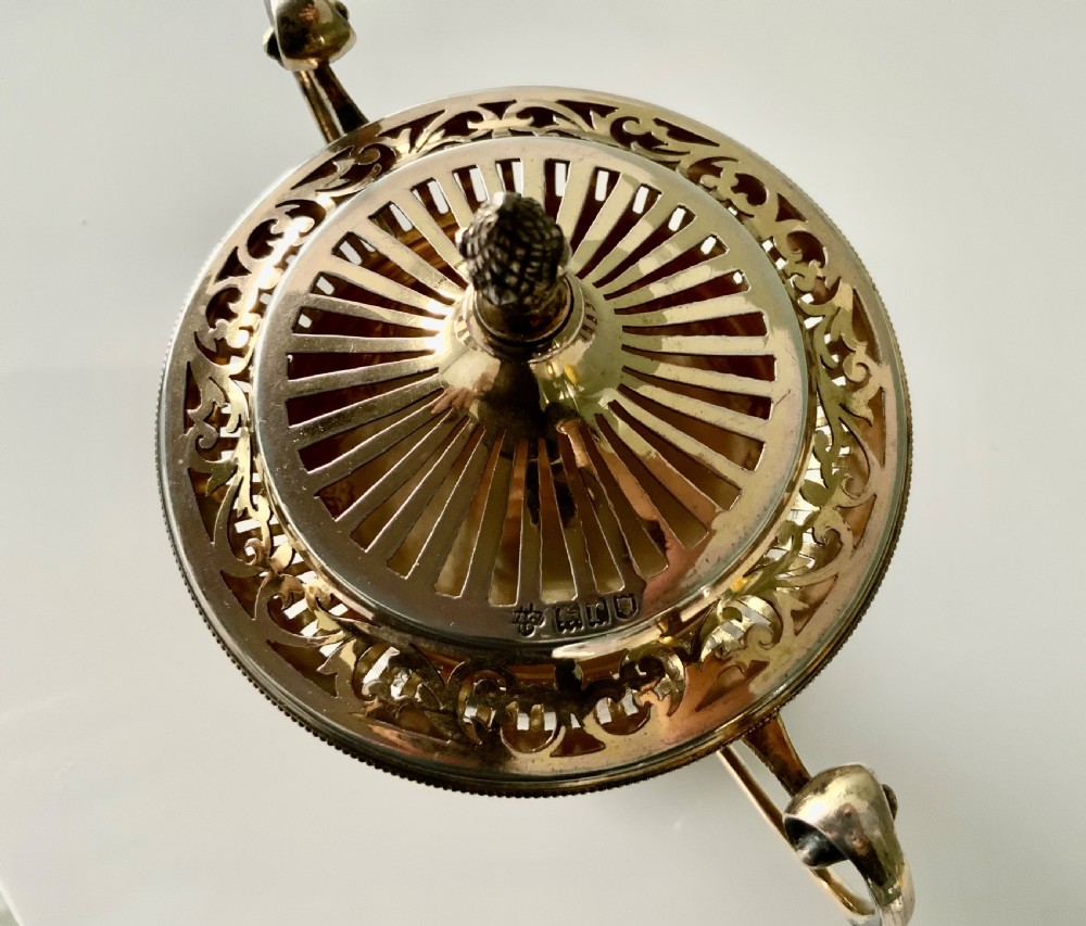 Silver gilt pot pourri  View VIII