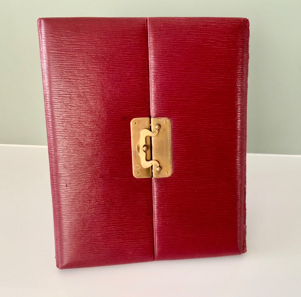 19th Century leather frame View II