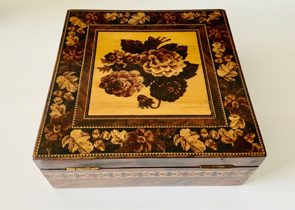 Tunbridge ware box View III
