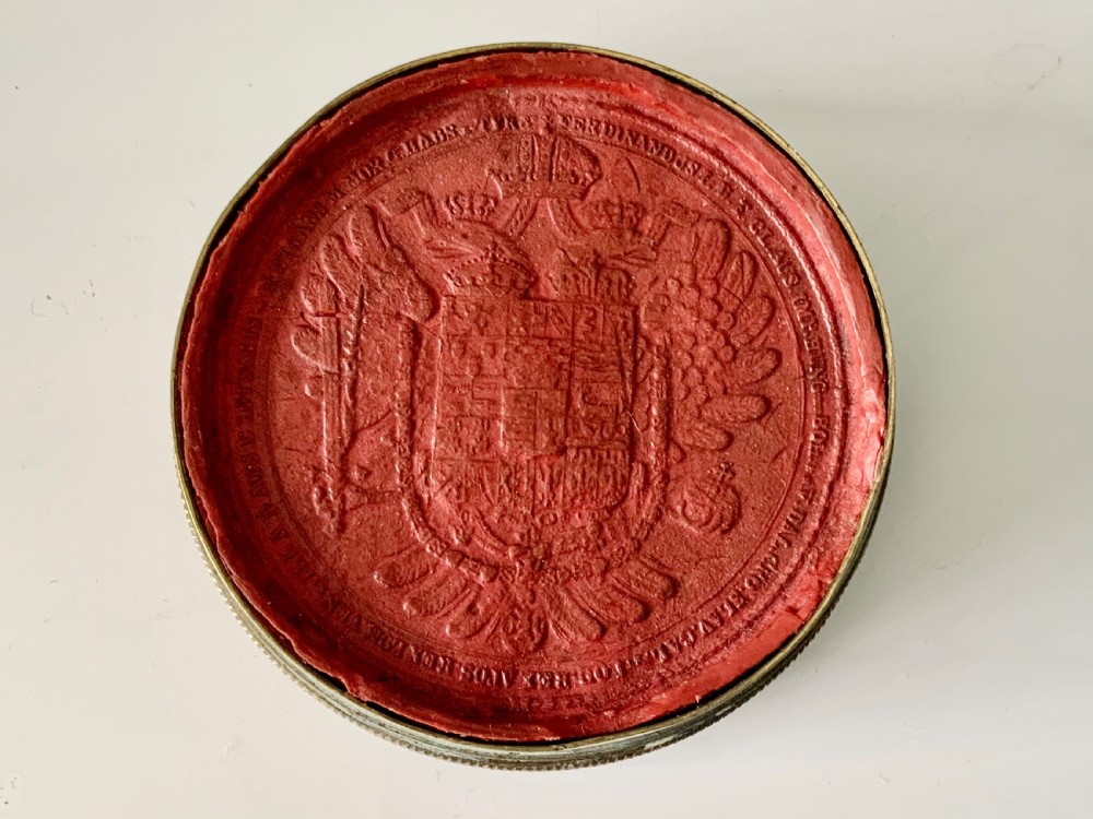 Late 19th Century document seal View VI