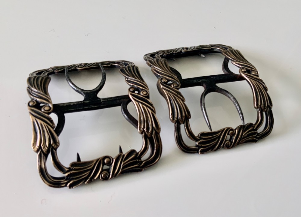 Pair of Georgian shoe buckles View IV