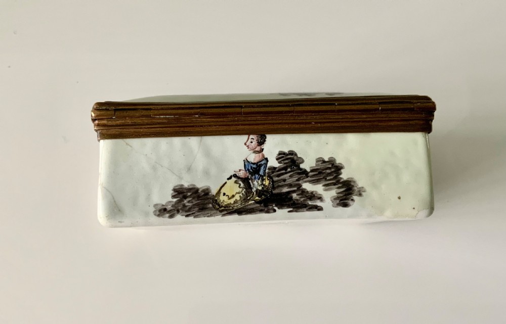 18th century enamel box View III