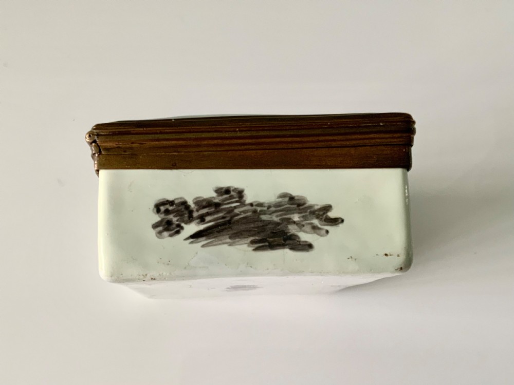 18th century enamel box View VII