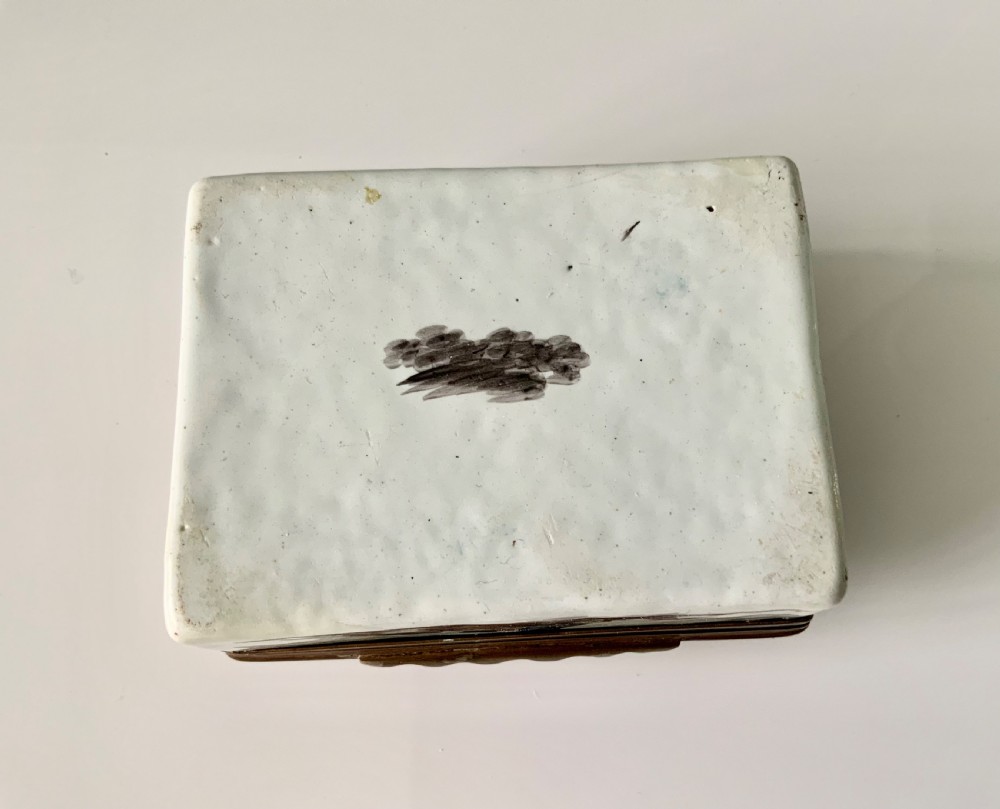 18th century enamel box View VIII