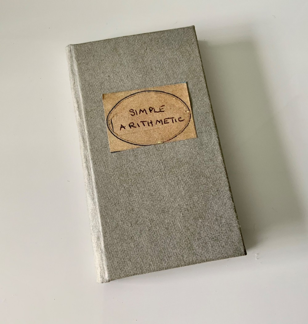 Miniature Georgian book - Simple Arithmetic