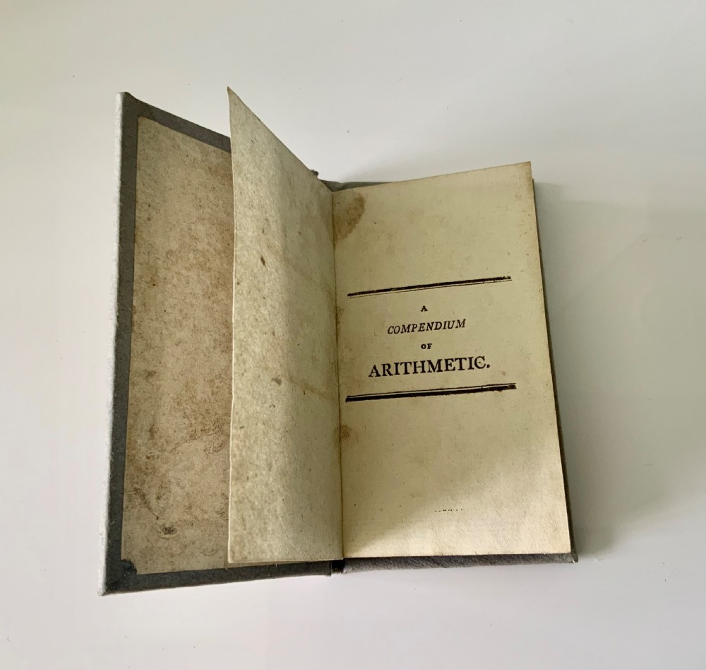 Miniature Georgian book - Simple Arithmetic View II