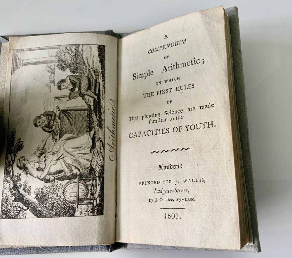 Miniature Georgian book - Simple Arithmetic View III