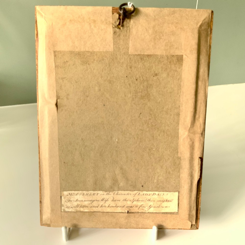 18th Century hand coloured print with embellishment View IV