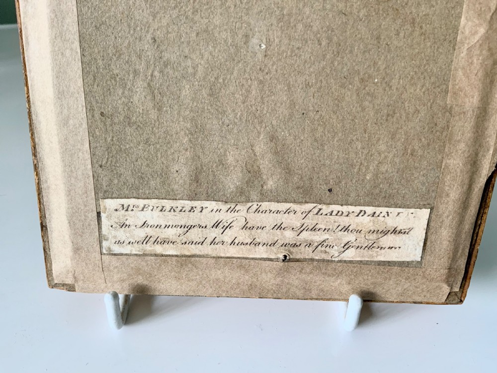 18th Century hand coloured print with embellishment View V