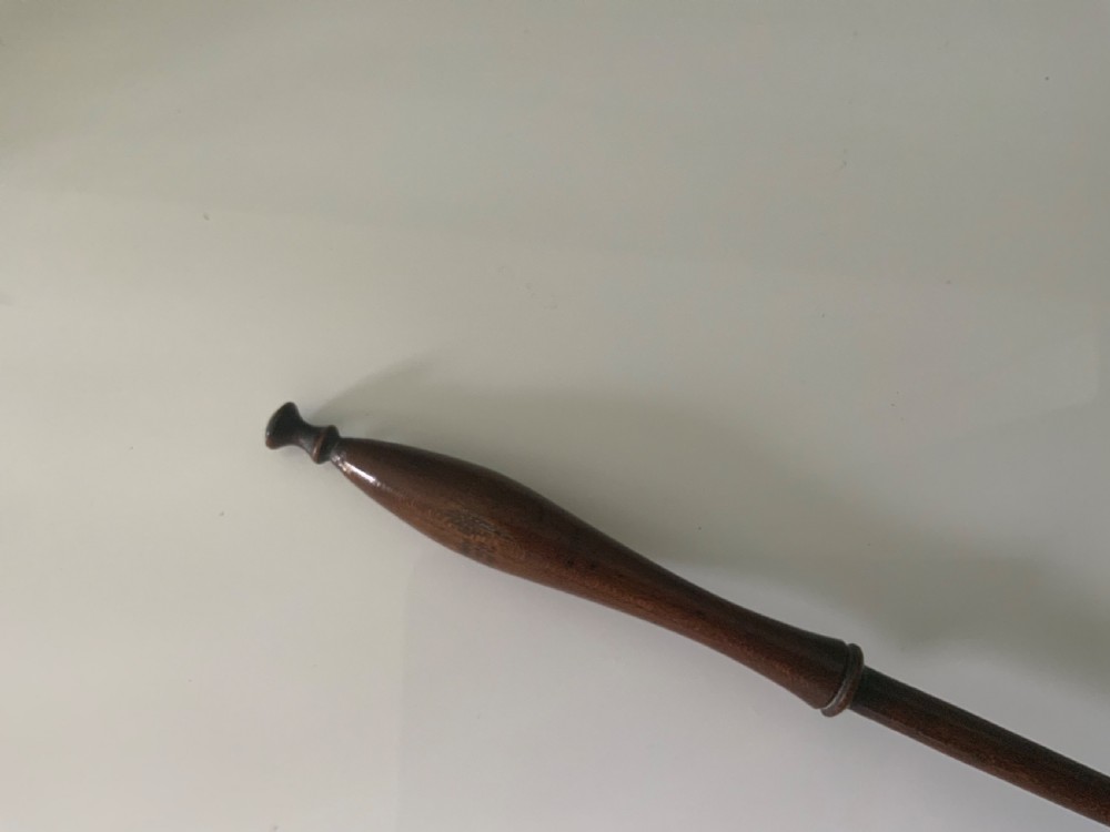 18th century treen ladle with removeable handle View IV