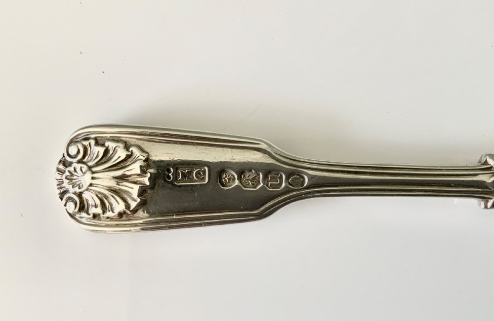 Silver Caddy Spoon - William IV View III