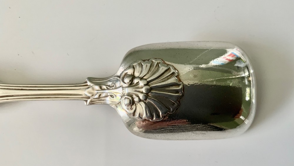 Silver Caddy Spoon - William IV View IV