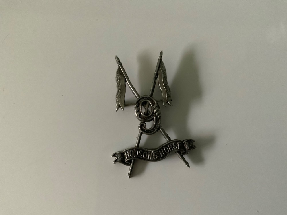 Silver Indian army officers uniform badges View V
