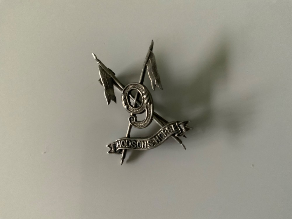 Silver Indian army officers uniform badges View VI