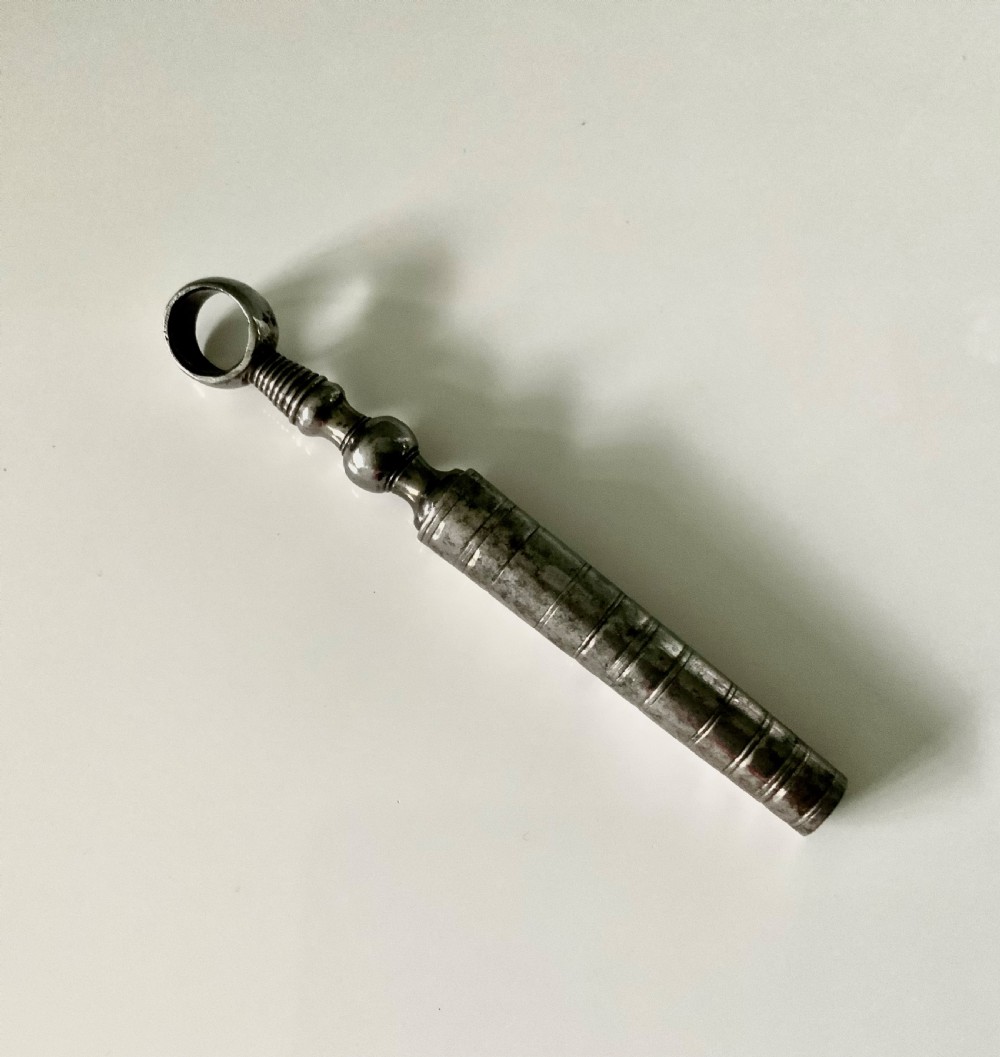 Georgian steel pocket corkscrew